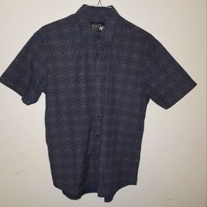 Blue/Gold Duke's Bark Shirt Size L